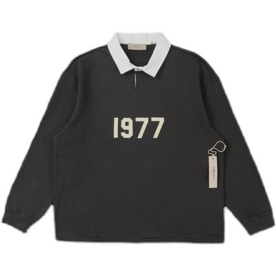 【熱賣精選】FOG FEAR OF GOD ESSENTIALS 1977 logo polo sweater polo