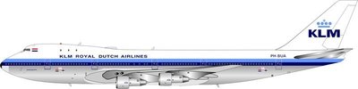 **飛行夢想家**Inflight 1/200 荷蘭航空 KLM Boeing 747-206B PH-BUA
