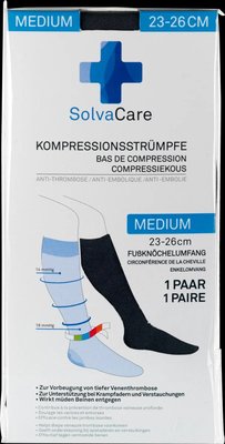 德國 SolvaCare 壓力襪  彈性襪 美腿襪 健康襪 小腿襪套 健康機能中統襪 襪子 有兩色各三種尺寸 可任選兩雙