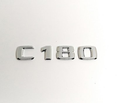圓夢工廠 Benz 賓士 C W204 C180 C200 C220 C250 後車箱尾門字標 字貼 車標 鍍鉻銀