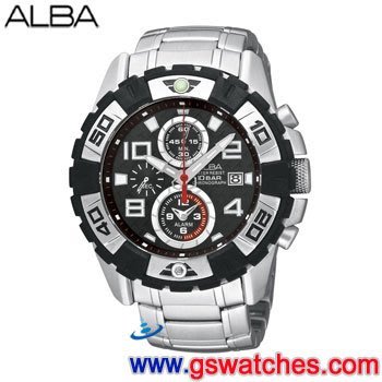 【金響鐘錶】全新ALBA AF3E45X,公司貨,保固1年,時尚男錶,計時碼錶,YM62-X219D
