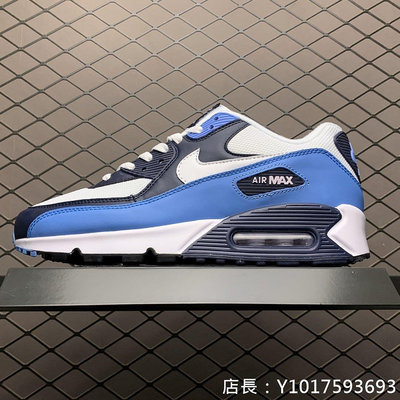 Nike Air Max 90 藍 休閒運動 慢跑鞋 AJ1285-105 男鞋
