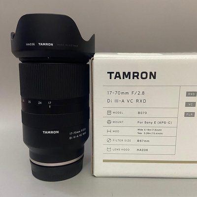 Tamron 17-70mm F2.8 B070 SONY 保內 水貨 (A6400 A6600 ZV-E10)