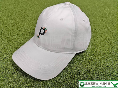 [小鷹小舖] PUMA GOLF Dad Women's Golf Hat 025237 高爾夫球帽 運動帽 老爹帽 女仕 輕質棉結構 舒適貼合 花刺繡 '24