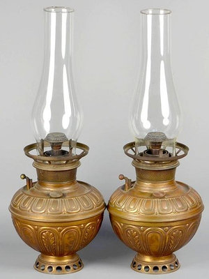 【二手】美國1892年B&amp;H古董煤油燈 瓷器 建盞 主人杯【十大雜項】-11993