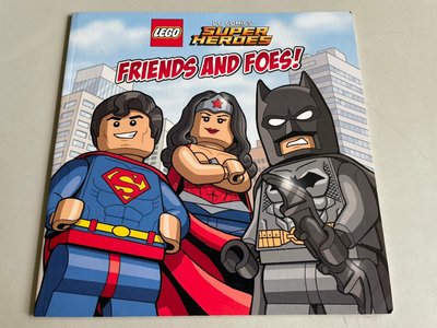 「環大回收」♻二手 幼兒童書 早期【樂高 LEGO DC SUPERHEROES Friends and Foes】美版