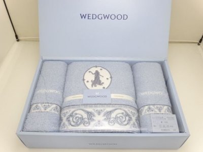 英國百年WEDGWOOD 浴巾毛巾組-精美禮品款
