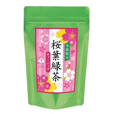 (即期特價現貨)日本 宇治田原製茶場 桜葉緑茶 茶葉 90g（3gx30袋）【Mr.QQ】