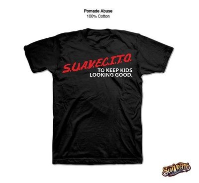 GOODFORIT / 加州造型品牌Suavecito  Pomade Abuse T-Shirt翻玩美國抗毒協會上衣