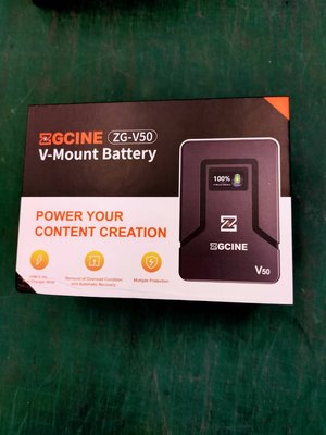 Zgcine ZG-V50 V-Lock 鋰電池 3400mah 14.8V 支援快充 口袋多功能V掛電池