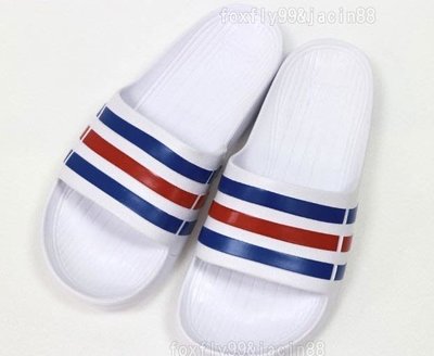 (請先詢問)ADIDAS 拖鞋 愛迪達 定價 790 !! 一體成型 黑白。白藍紅 4-13號