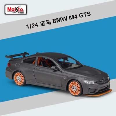 仿真車模型 美馳圖1:24寶馬BMW M4 GTS跑車改裝版仿真合金汽車模型收藏