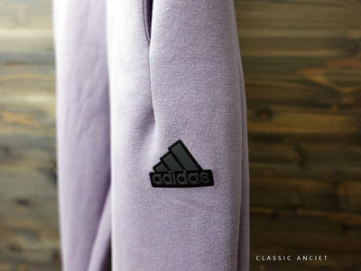 CA 愛迪達 adidas 全新 女童款 紫色 縮口 合身版 休閒運動九分褲 A/164 一元起標無底價P506