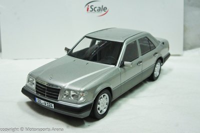 【特價現貨】1:18 iScale Mercedes Benz E-Class W124 Saloon 1989 銀色