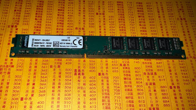 1600金士頓. 單8G (二手良品)桌機記憶體DDR3雙面16顆粒 kvr16n11/8