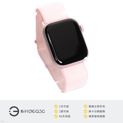 「點子3C」Apple Watch S9 41mm LTE版【保固到2024年11月】A2982 MRJ13TA 粉紅色鋁金屬錶殼 粉紅色運動錶環 DL479