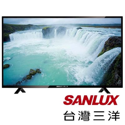 台灣三洋 SANLUX 43吋 LED 背光 液晶 顯示器+視訊盒 SMT-43TA1 $8900