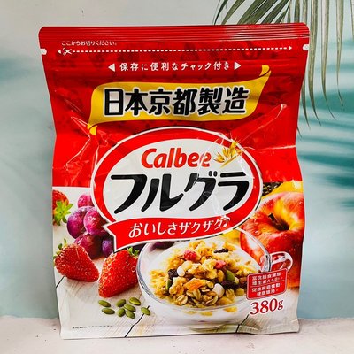 日本 Calbee 卡樂比 富果樂水果麥片 380g 麥片 水果麥片 牛奶麥片