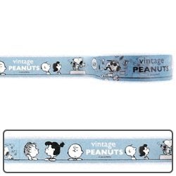 [日本限定] TowerrecordsXPEANUTS 史努比和紙膠帶 手帳拍立得裝飾 SNOOPY翹鬍子(藍色)