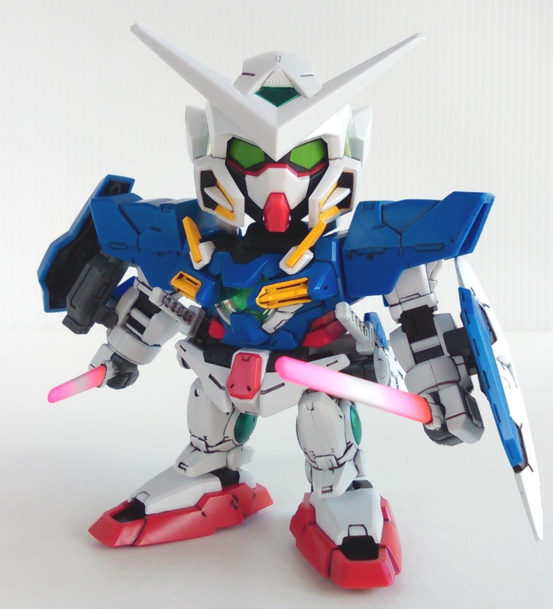 Bandai Sd 戰士313 能天使鋼彈devil Gundam Exia 00高達組裝完成品 Yahoo奇摩拍賣