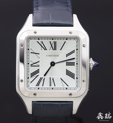 【鑫瑞鐘錶】Cartier 卡地亞 Santos-Dumont WSSA0022 不鏽鋼 銀面 31.4mm 未使用品