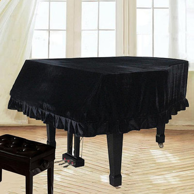 金絲絨三角鋼琴罩鋼琴套鋼琴蓋布鋼琴防塵布 （含腳踏套不含稅）