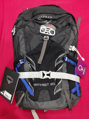 現貨商品  Osprey Tempest 20 登山背包 女款多功能運動背包 登山自行車 黑紫 其他顏色尺寸可詢問代購