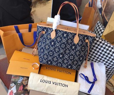 二手Louis Vuitton LV Since 1854 Neverfull MM 購物袋 M57484