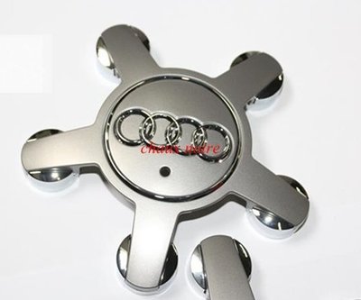 《艾斯國際》Audi 奧迪五爪凸面螺絲套鋁框鋁圈輪圈蓋