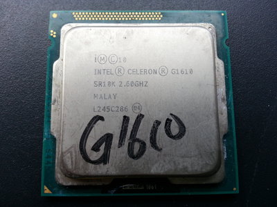 【 創憶電腦 】Intel Celeron G1610 2.6G 1155腳位 CPU 良品 直購價50元