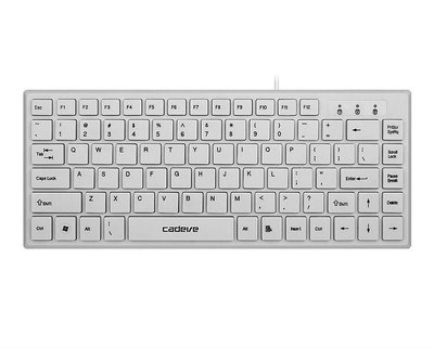鍵盤 凱迪威680 迷你便攜超薄筆記本外接小鍵盤巧克力USB接口臺式靜音