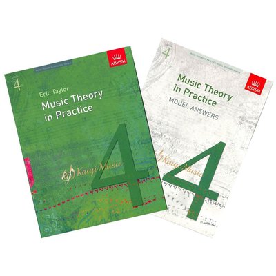 Kaiyi Music ♫Kaiyi Music♫4英國皇家樂理練習本+解答本第4級 Music theory in practice