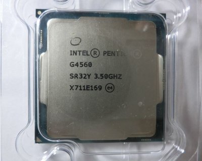 intel Pentium G4560 cpu含風扇