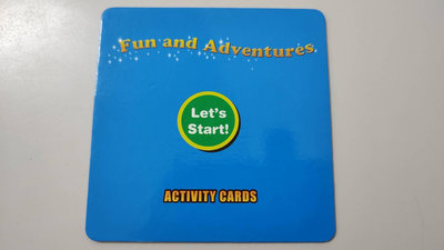 寰宇家庭迪士尼美語  Fun and Adventures activity cards  單售點讀卡片啟動卡1張