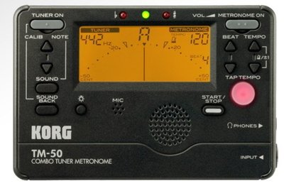 律揚樂器~ KORG TM-50 二合一調音節拍器