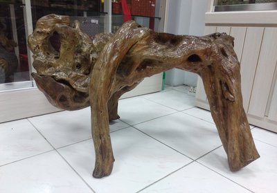 犀牛頭自然形    七里香根雕奇木擺件 可當座椅  重約25kg