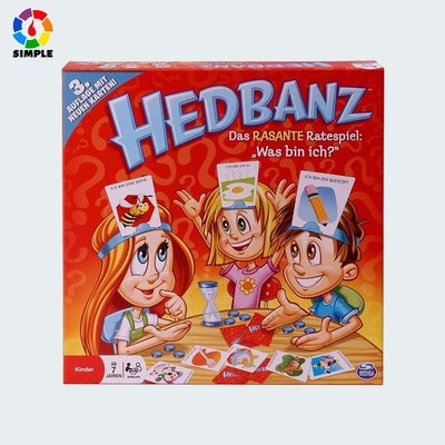 現貨熱銷-桌遊 桌遊配件桌遊hedbanz遊戲猜猜我是誰英語學習卡牌遊戲