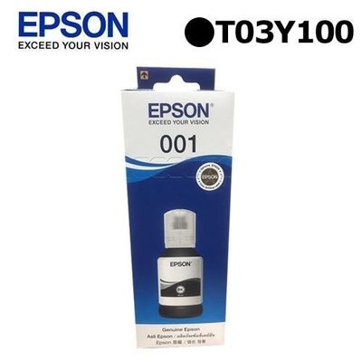 ∞OA-shop∞ EPSON T03Y100 黑色原廠盒裝墨水 L4150 L4160 L6190