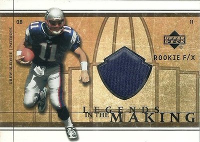 2002 UD Rookie F/X Drew Bledsoe Legends In The Making 新人球衣卡