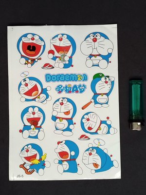 【全新現貨】12小張 Doraemon哆啦A夢/小叮噹 貼紙 (中) 登機箱/行李箱/拉桿箱 可用 (可合併運費)