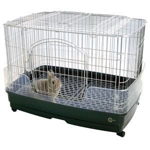 Marukan 豪華抽屜式塑膠底板 兔籠 貂籠 飼養籠 小動物室內籠 MR-305（S）附輪，每件4,060元