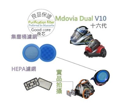 現貨 副廠 Mdovia 第十六代 Dual V10 HEPA 濾網 集塵桶濾網 過濾網 過濾棉 排氣濾網 JR5788