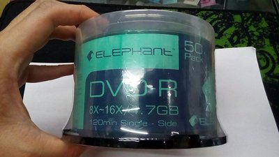 新莊民安《耐高溫 高相容》ELEPHANT 日象 DVD-R 8X~16X/4.7GB 燒錄片 光碟片 50片 布丁桶裝