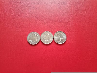 【二手】 法國1988年、1992年、1995年1法朗紀念幣，原光品，620 錢幣 硬幣 紀念幣【明月軒】