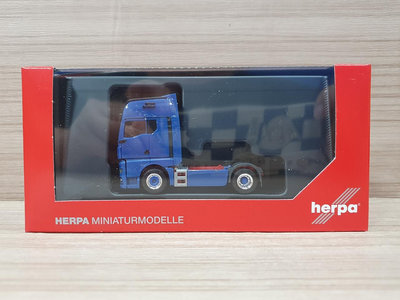宗鑫 Herpa H313711-003 MAN TGX GX Individual 素面曳引車 藍色
