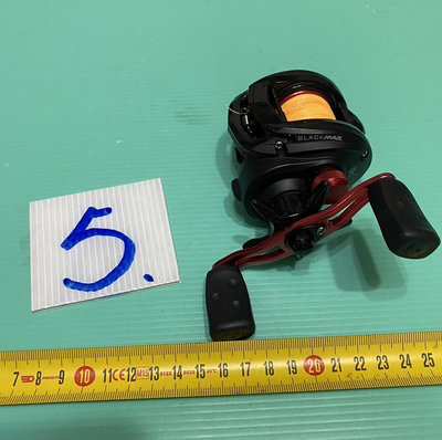 ABUGARCIA BLACK MAX3 小烏龜 雙軸 捲線器  日本二手外匯精品釣具 編號E5