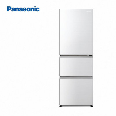 Panasonic國際牌 385公升 三門變頻冰箱(晶鑽白) *NR-C384HV-W1*