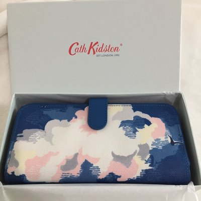 英國 Cath Kidston 2015 雲朵天空 長夾 皮夾（有盒裝）