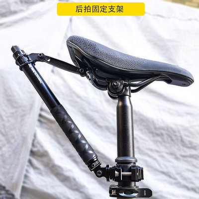 相機配件insta360 ONE X3騎行配件gopro12大疆運動相機自行車后拍固定支架