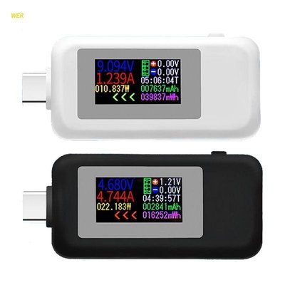 新品 KWS-1902C C型彩色顯示屏USB測試電流電壓監測電力儀表- 可開發票